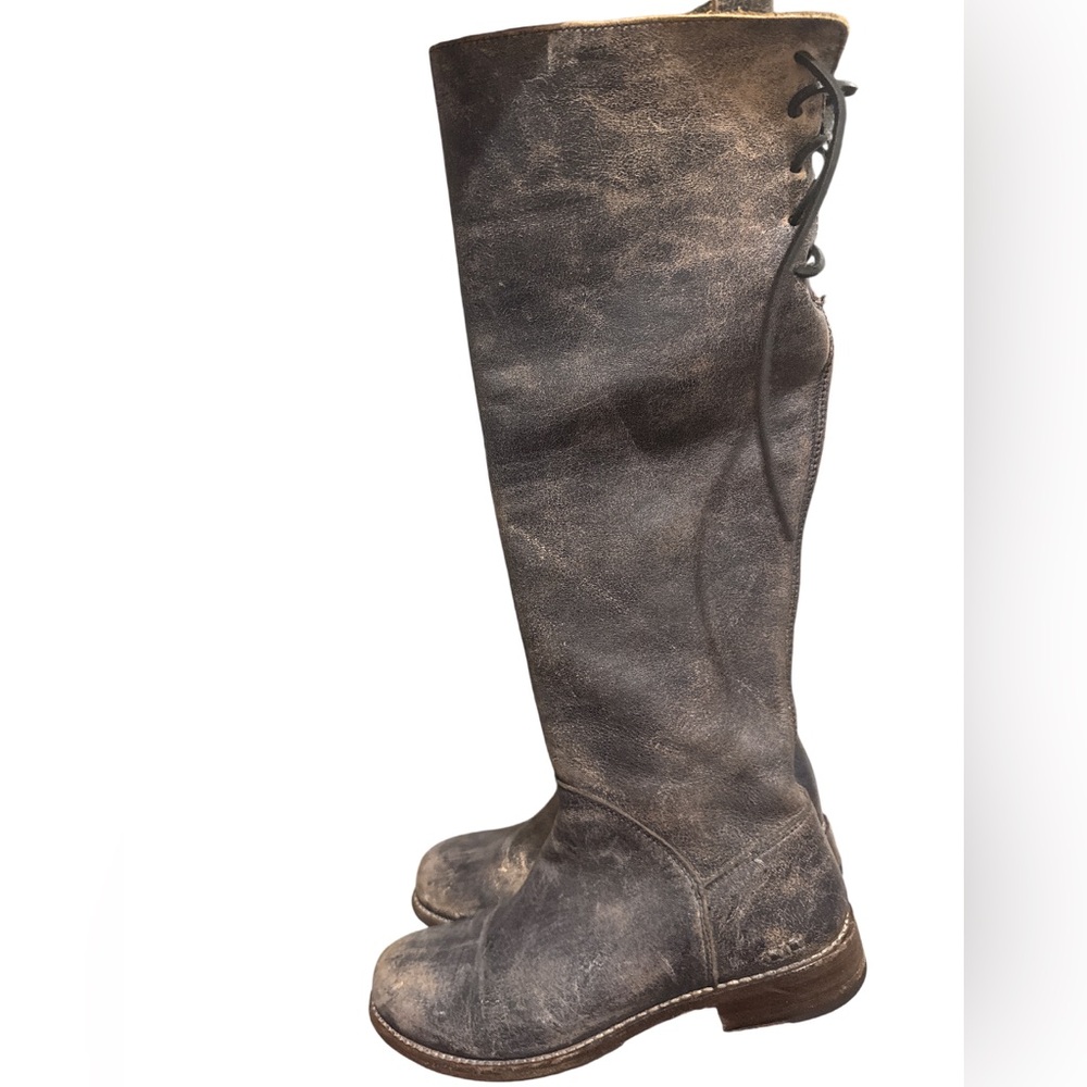 Bed Stu Manchester distressed leather tall boots - freebird frye style - Picture 2 of 10